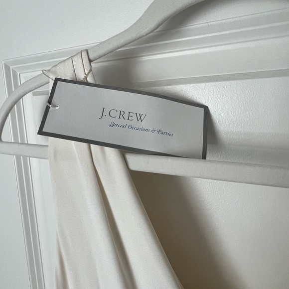 NWT J. Crew Ivory Silk Sofia Wedding Dress - Picture 4 of 6